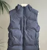 Mäns Vest Winter Designer Brand Men's Cotton Vest Embroidered Logo Luxury Winter Coat Högkvalitativ vinterrock utomhussportvästar