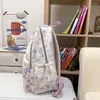 Mochila JOYPESSIE Kawaii Girls Schoolbag Moda Dibujos animados Bookbag Impermeable para adolescentes Nylon Lindo Mujeres Mochila Hombro Rucksack