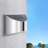 Wandlamp Outdoor Solar Led Light Lights IP44 Waterdichte patio Garage PVC Projectie Transparante lampenkap gemakkelijk te installeren