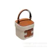 women handbags Ce cel messenger bag designer Bucket Canvas split leather bucket bag Cowhide has a beautiful capacity Fashionable texture small bag for women 202 33UV