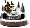 Christmas Decorations Innodept12 Christmas Decoration Village House Snowman Music Lighted Ornaments Christmas Tree Revolving Train Xmas Navidad Gifts 231109