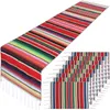 Table Runner 9 Pack Mexican Stripe Table Runner with Mats Cotton Table Decoration Used for Cinco de Mayo Mexican Carnival Party Wedding 230408