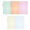 Stuks Divider Index Board Kleurrijke Dividers Label Mini Kladblok Office Tabs Blank Zelfklevend Plastic