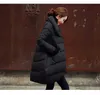 Parkas d'hiver pour femmes, ample, épais, noir, rouge, bleu marine, doudoune pour femmes et sections longues, manteaux pour femmes zln231109