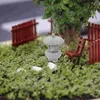 Garden Decorations Japanese Tower Light Decoration Office Zen Accessories Six Sides Bedromroom Miniature Pagoda Model Stone