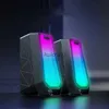 コンピュータースピーカーデスクトップコンピューター有線スピーカーBluetoothスピーカーホームHifiステレオBluetooth RGB 2.0ゲームeSportsスピーカーTVSpeakersサブウーフYQ231103