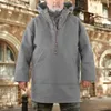 Moletom com capuz masculino 2023 inverno comprimento médio casual suéter de lã masculino casaco superior da moda t231109