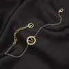 Diamentowy naszyjnik Bransoletka kolczyka dla damskiej projektanta platowane złote wisiorek