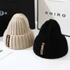 Beanie/Skull Caps Zachte Wollen Gebreide Muts Voor Mannen Vrouwen Effen Kleur Mutsen Herfst Winter Warm Skullies Cap Gehaakte Motorkap Unisex Skullcaps gorra YQ231108