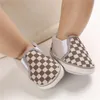 First Walkers Newborn Baby Crib Shoes Infant Prewalker Girl Boy Anti Slip Canvas Sneaker Toddler Kids Trainers