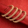 Bangle 24K Bangles Ethiopian Dubai Trendy For Women Arab African Gold Color Bracelet Jewelry Middle East Wedding Gifts