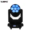 V-Show 7 * 40W LED LED أضواء الرأس المتحركة Splash 7L RGBW 4IN1 LED BEAM غسل مع مرحلة التكبير R740L