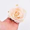 Dekorativa blommor White Rose 30pcs/7-8cm Artificial Silk Flower Heads Diy Wedding Home Birthday Party Decoration Wreath Scrapbooking Fake