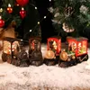 Kerstversiering Kersttafeldecoratie Woonkamerdecoratie Treinmodel Kristallen bol Ornamenten Tafeldecoratie Treintje Muziekdoos 231109