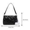 Evening Bags Winter Women Down Shoulder Bag Quilted Space Cotton Padded Messenger Bag Tote Female Large Capacity Fluffy Top-handle Bags 231108