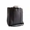 9A Everyday Tote bag Desginer grands sacs shopping Cuir de veau Lanières en cuir Bandoulière Noir 28cm