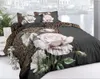 Sängkläder. Wensd Luxurious Home Textile Böhmen Style 3D Floral Quilt Cover Set Bed Linen Pillowcase King Reactive Print