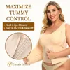 Women's Shapers 3-in-1 Waist Trainer Bra Buttoned Shapewear Women Corset Tummy Control Body Shaper Adjustable Straps 3XL