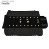 Sieradendozen Fijne Mini Sieraden Reistas Mode Zwart Grijs Fluwelen Ring Organizer Pouch Gepersonaliseerde Ring Draagtas Q231109