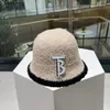 Роскошные шапки, дизайнерские зимние шапки для мужчин и женщин, модные вязаные шапки с буквами, осенняя шерстяная шапка, геометрическая теплая шляпа-ведро унисекс