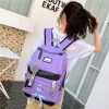 Hotsell Large Green Backpacks Women School Backpack for Teenage Girls USB School Bag Canvas Middle Junior High College Student Bagpack LJ201