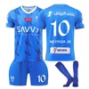 2023/24 AL-Hilal Saudi FC Leyard Crescent Al Hilal Neymar Home Away Terceiro Fan de foot Camisetas Futbol Soccer T-Shirts