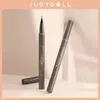 Combinatie van oogschaduw/liner Judydoll Ultrafijne vloeibare eyeliner-pen Matte liggende zijderups-wimperpotlood Sneldrogend Glad blijvende oogschaduwstick Make-up 231109