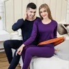 Men's Thermal Underwear Long Johns Men Winter Fleece Sets Women Warm Pajamas Set Velvet Thick