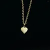 Ensemble de colliers en acier inoxydable en forme de cœur : cadeau parfait pour mère et fille