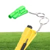 Life Saving Hammer Key Chain Rings Portable Self Defense Emergency Rescue Car Accessories Seat Belt Window Break Tools Safety Glas1349347