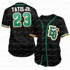 Baseball jerseys Custom Estrellas Orientales Jersey 23 Fernando Tatis Jr. 22 Miguel Sano Team Black Green Stitche