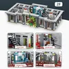 Bloki 7537PCS Arkham Asylum Breakout Building Cegły Szaleńcowe Architektura szpitala Zebrany zabawki urodzinowy prezent świąteczny 613002 231109