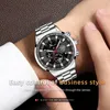 Wristwatches Fashion Mens Sports Watches for Men Business Stainless Steel Quartz Wrist Watch Luxury Man Casual Luminous Clock 231109