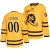 NCAA College Quinnipiac Hockey Jersey Joey Cipollone Christophe Fillion TJ Friedmann Michael Lombardi Ethan de Jong Jacob Quillan Zach