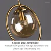 Lustres nórdicos lustre de design de luxo para sala de jantar quarto de cozinha cabeçote vintage led lump de lâmpada pendente teto de varanda pendurada