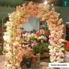 Fleurs décoratives 100 pièces fleur de cerisier artificielle rose blanc arbre décor à la maison fleur printemps accessoires de mariage