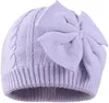 Chapéus Chapéus De Malha Bowknot Chapéu De Malha Inverno Quente Interior Bebê Chapéu De Lã Chapéu Infantil Crianças Criança Bonnet Cap 231109