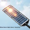 Solar Wall Lights 598LED Solar Lights Outdoor Garden 15000 Lumens Lighting House Yard Wall Lamp Waterproof Motion Sensor 713COB Solar Street Light Q231113