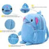 Zaino personalizzato ricamato carino piccolo bambino bambini personalizzato qualsiasi nome peluche animale cartone animato mini borsa per bambini per ragazza ragazzo