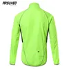 Cykeljackor Arsuxeo Men's Outdoor Cycling Jacket Sportvattentät snabb Dry Windbreaker Running Sun Protection Cykel hudkläder 231109