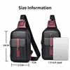 Evening Bags SUUTOOP Men's Leather Shoulder Bag Multi-function Cross body Chest Bag Waterproof Travel Messenger Pack Handbag For Male Female 231108