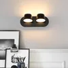 Wandlampen moderne led woonkamer 360 rotatielichten slaapkamer verlichtingsarmaturen verlichting badkamer spiegel koplampen sconce