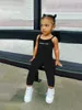 의류 세트 어린이 소녀 놀이 수트 아기 여름 옷 유아 소매 소매 바지 아동 Romper Jumpuits 3 4 5 6 7 8 년
