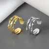 Wedding Rings Korean Open Adjustable Green Stone Finger For Women Ring Jewelry Valentine's Day GIFT