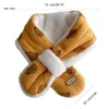 Écharpes Wraps Cartoon Bear Baby Écharpe chaude et confortable Foulard Automne Hiver Accessoires Cadeau de douche pour garçons et filles Q81A 231108