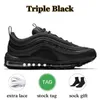 nike air max 97  pour hommes Triple Black Huaraches Baskets Respirables Extérieur Chaussures Taille 36-45