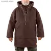 Moletom com capuz masculino 2023 inverno comprimento médio casual suéter de lã masculino casaco superior da moda t231109