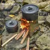 Stoves Portable Camping Wood Stove with Stainless Steel Folding Lightweight Firewood For Outdoor Hiking Traveling BBQ Picnic 231109