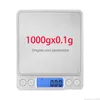 Weegschalen Groothandel 1000G / 0,1G LCD Draagbare Mini Elektronische Digitale Weegschaal Zakkoffer Postkeuken Sieraden Gewicht Nce Drop Delivery Je Dhmcz