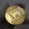 Konst och hantverk Guldpläterat minnesmynt från Saudi Palace Commemorative Medal